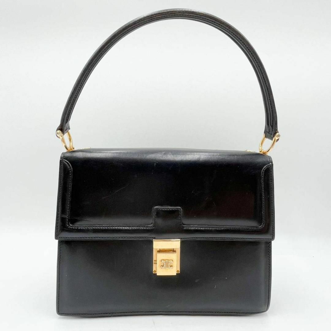 celine - セリーヌ 本革 カーフレザー トリオンフ金具 ゴールド