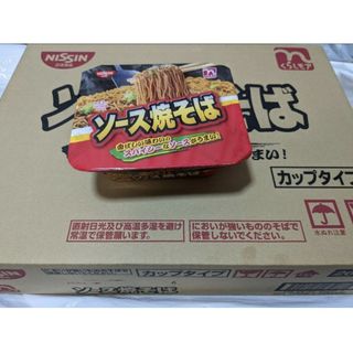 ニッシンショクヒン(日清食品)の日清ソース焼きそば香ばしい味わいのスパイシーなソースがうまい（1ケース12食入り(麺類)