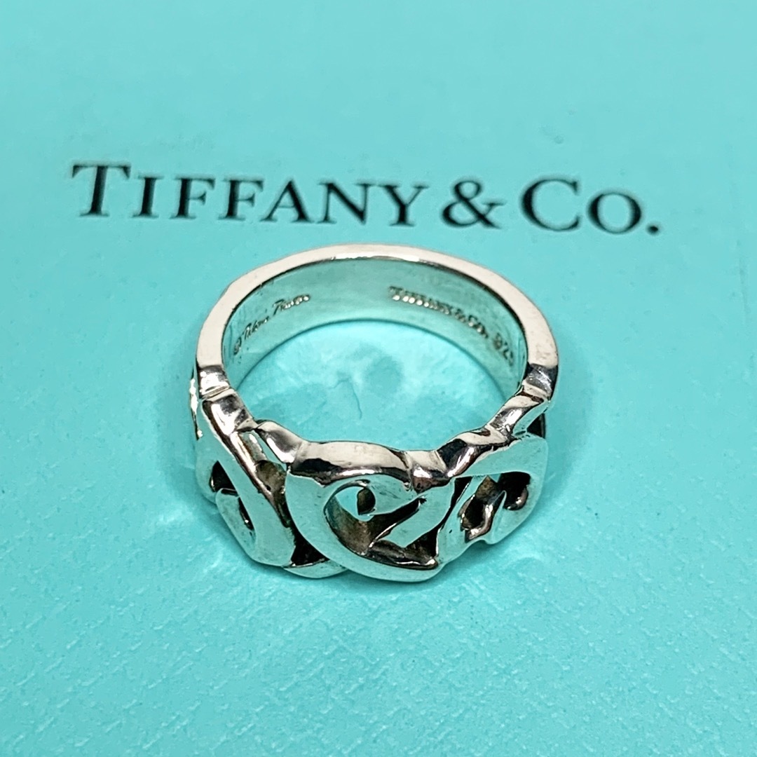 TIFFANY ティファニー トリプル ラビングハート リング シルバー 925