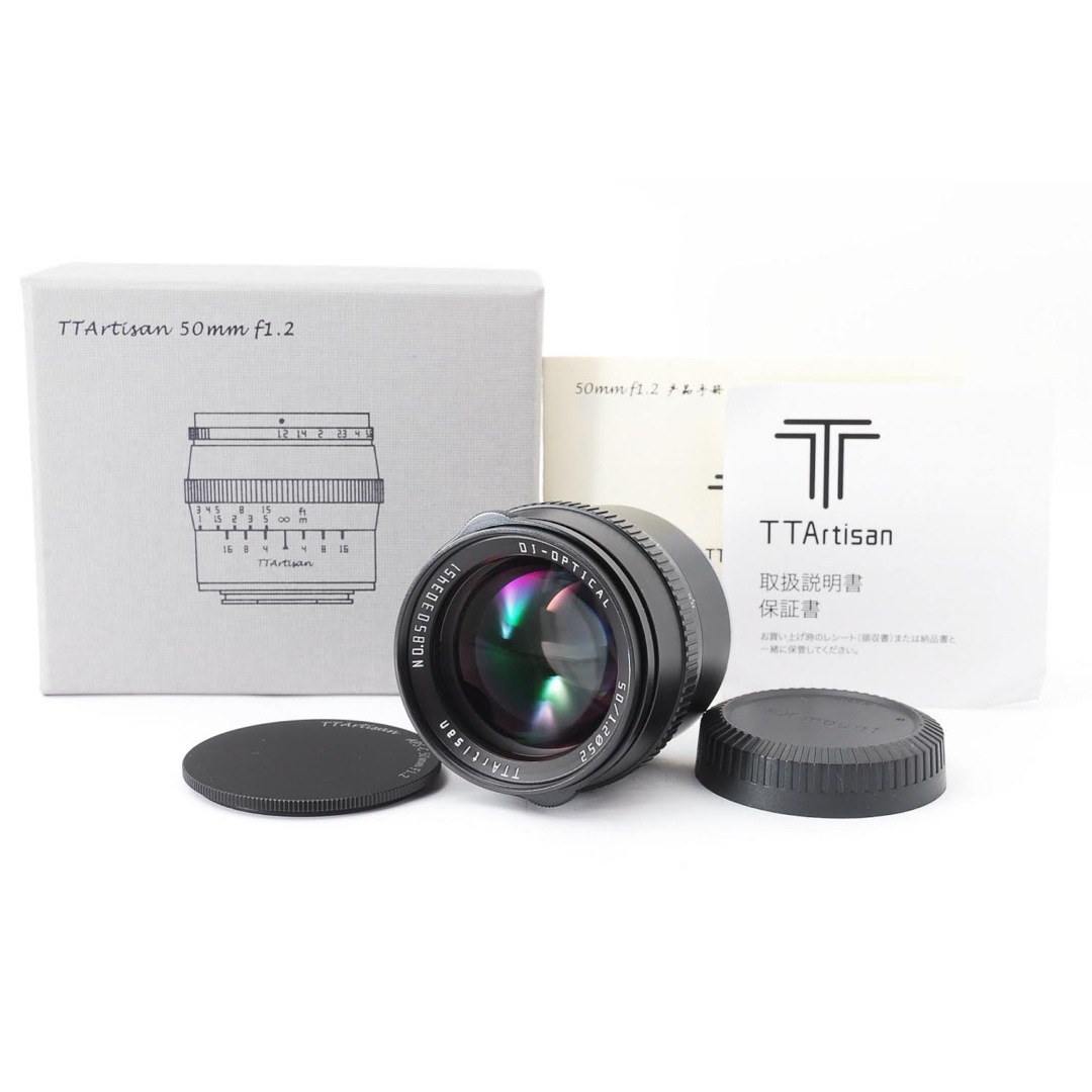 富士フイルム(フジフイルム)のTTArtisan 50mm F1.2 レンズ FUJIFILM Xマウント用 スマホ/家電/カメラのカメラ(レンズ(単焦点))の商品写真