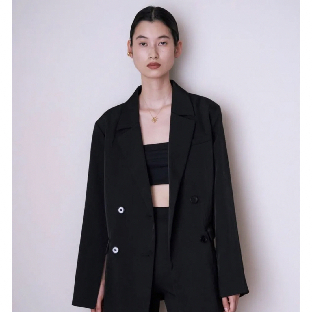 新作　enof twill slit jacket ブラックMサイズ
