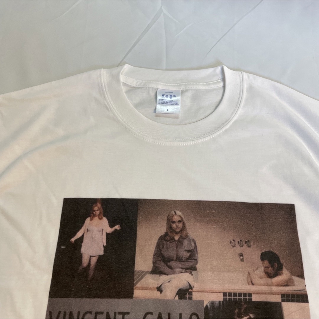 バッファロー'66 フォト Tシャツ 名作 映画 夏 エモい 半袖 白 L  メンズのトップス(Tシャツ/カットソー(半袖/袖なし))の商品写真