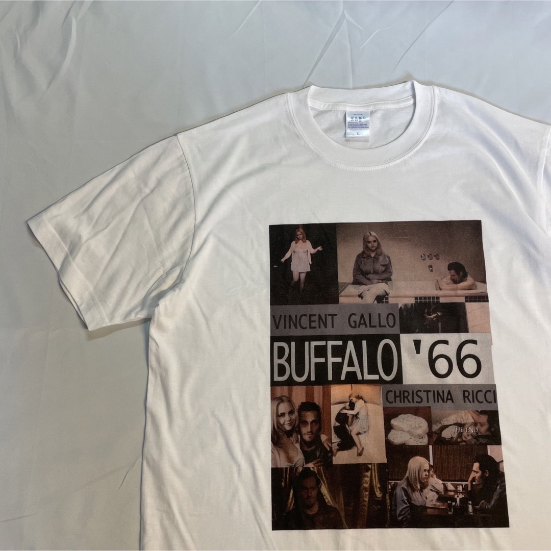 56着丈バッファロー'66 フォト Tシャツ 名作 映画 夏 エモい 半袖 白 L