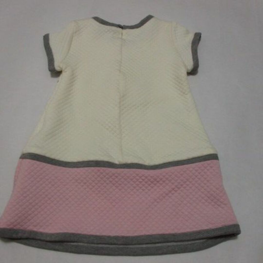 MONNALISA(モナリザ)のモナリザ　ベビー　12M　86cm　ワンピース　新品 キッズ/ベビー/マタニティのキッズ服女の子用(90cm~)(ワンピース)の商品写真