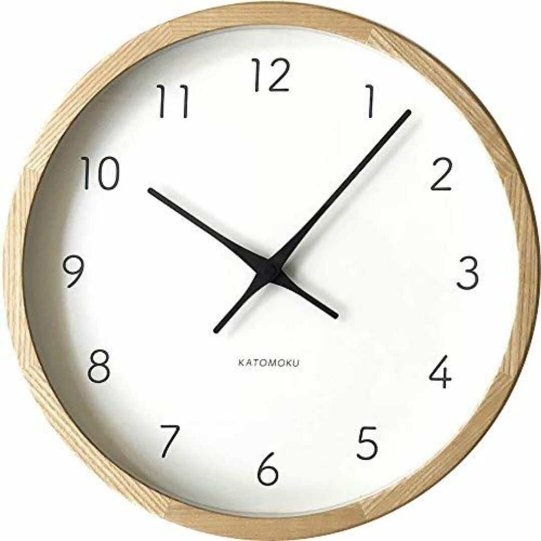 【色: SKPナチュラル】KATOMOKU Muku Clock 7 電波時計