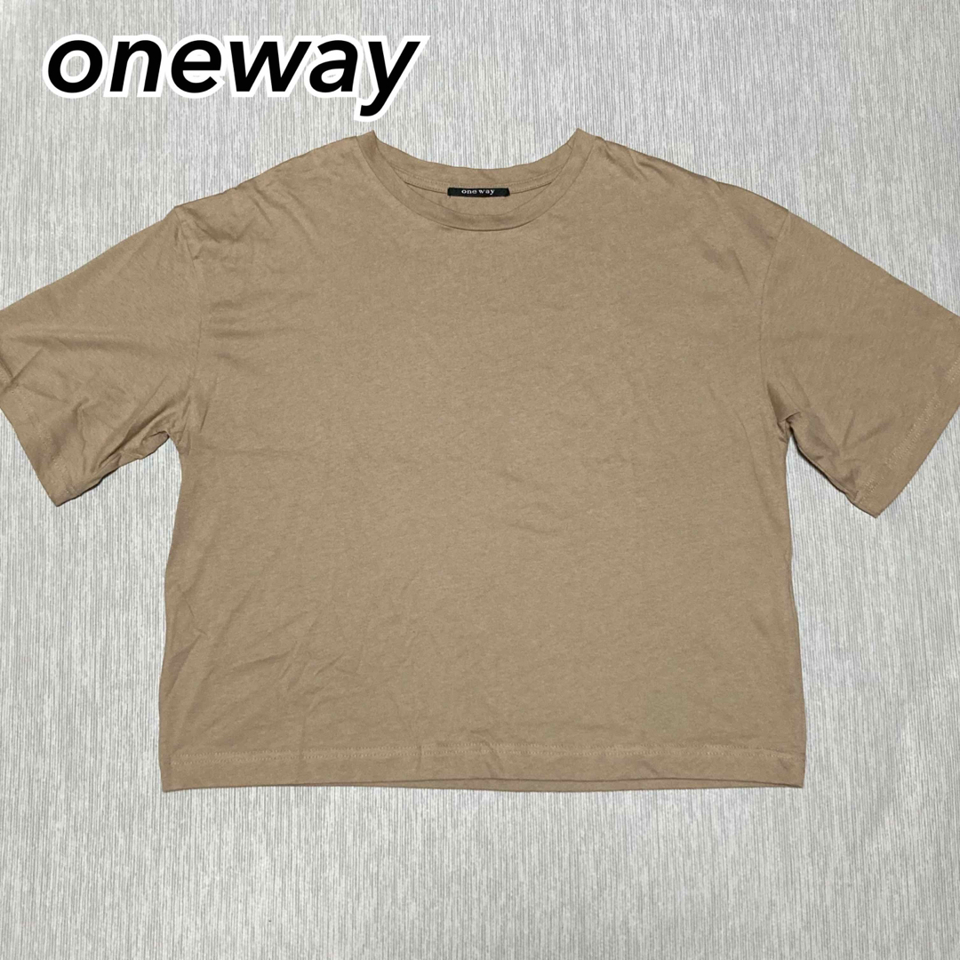 one*way(ワンウェイ)の【新品】 oneway ビッグシルエット オーバーサイズ Tシャツ レディースのトップス(Tシャツ(半袖/袖なし))の商品写真