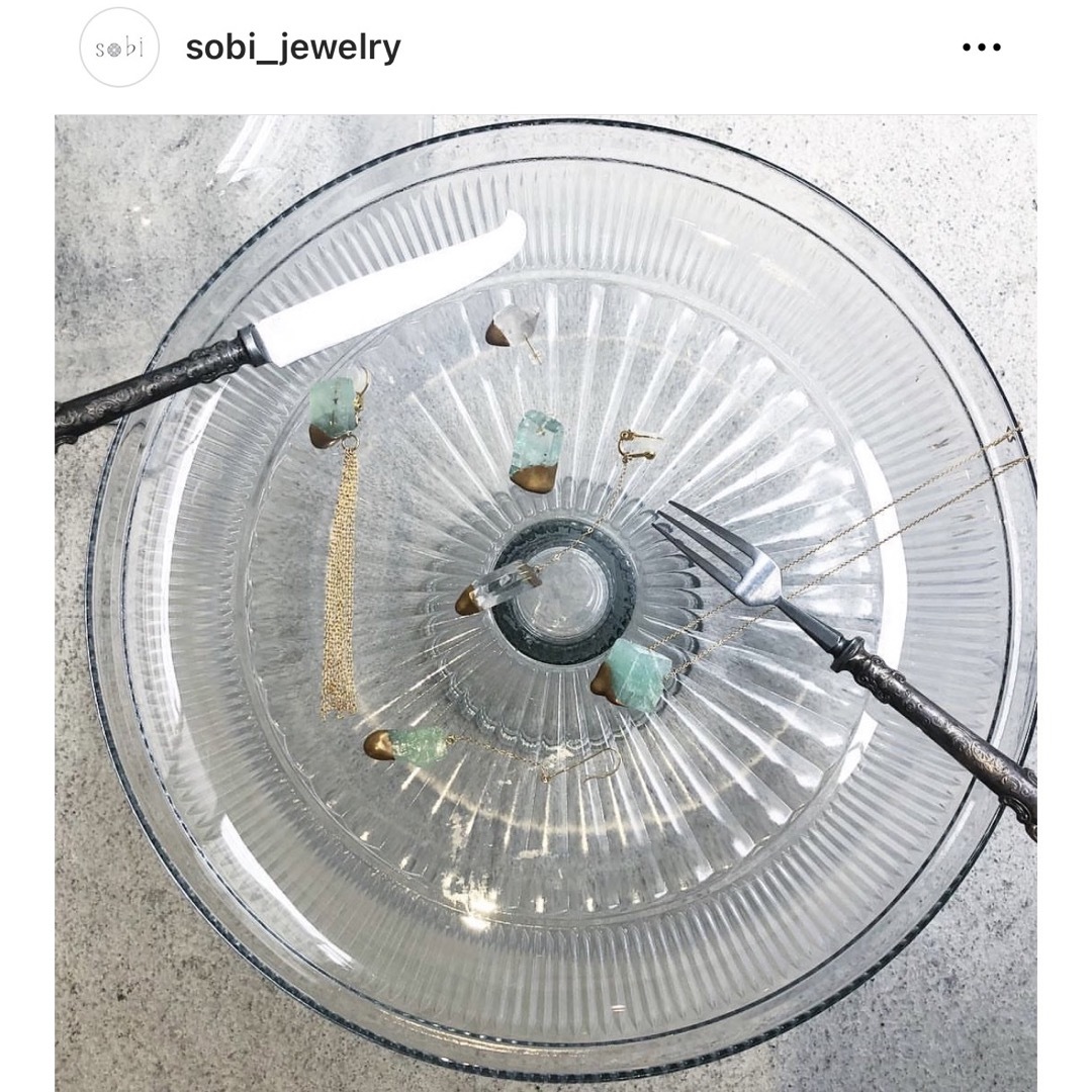1度のみ着用】sobi(ブランド改編shisui ) ピアス K18の通販 by pepe