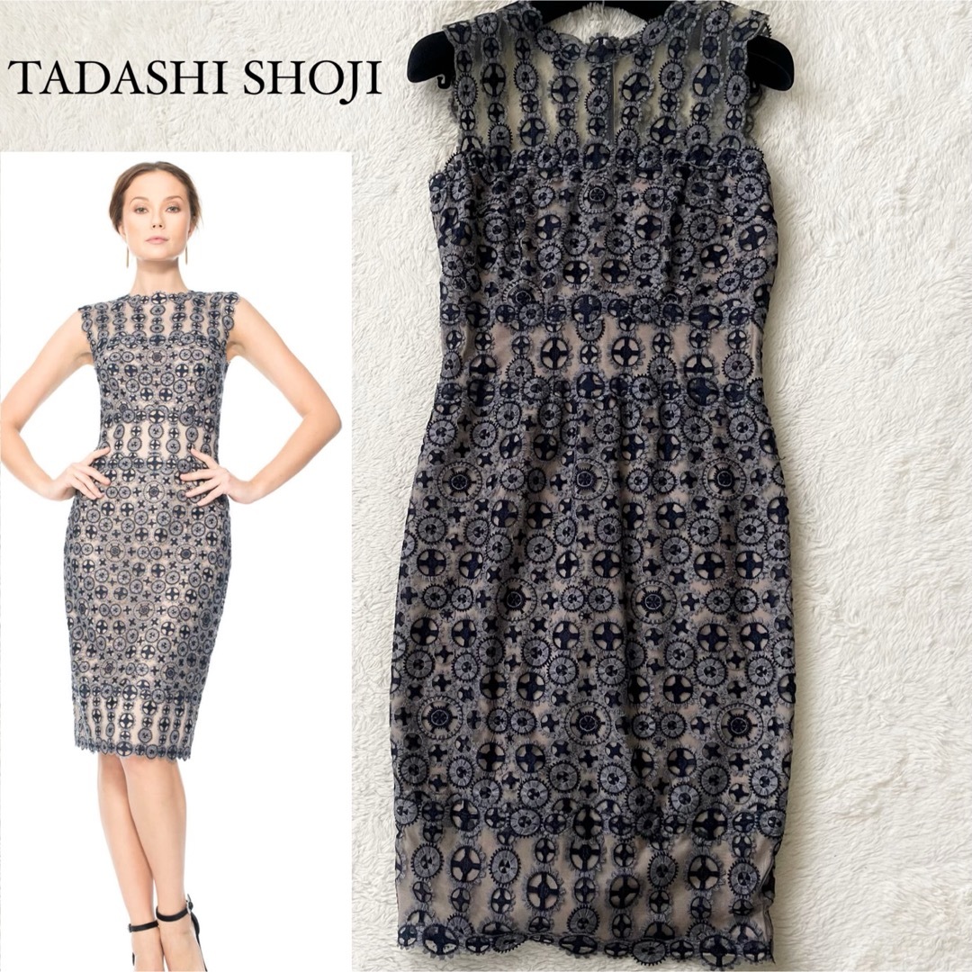 タダシショージ　＊新品＊　清楚なレースワンピース　TADASHI SHOJI