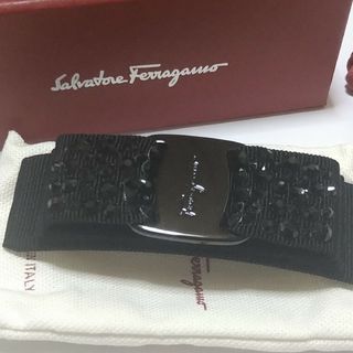 サルヴァトーレフェラガモ(Salvatore Ferragamo)の【新品・未使用】サルヴァトーレフェラガモ　バレッタ(バレッタ/ヘアクリップ)