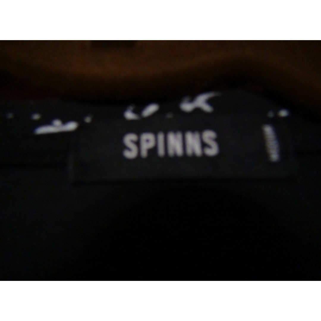 SPINNS(スピンズ)のSPINNS メンズ 黒色 総柄 オーバーサイズ 半袖Tシャツ(M) !。 メンズのトップス(Tシャツ/カットソー(半袖/袖なし))の商品写真