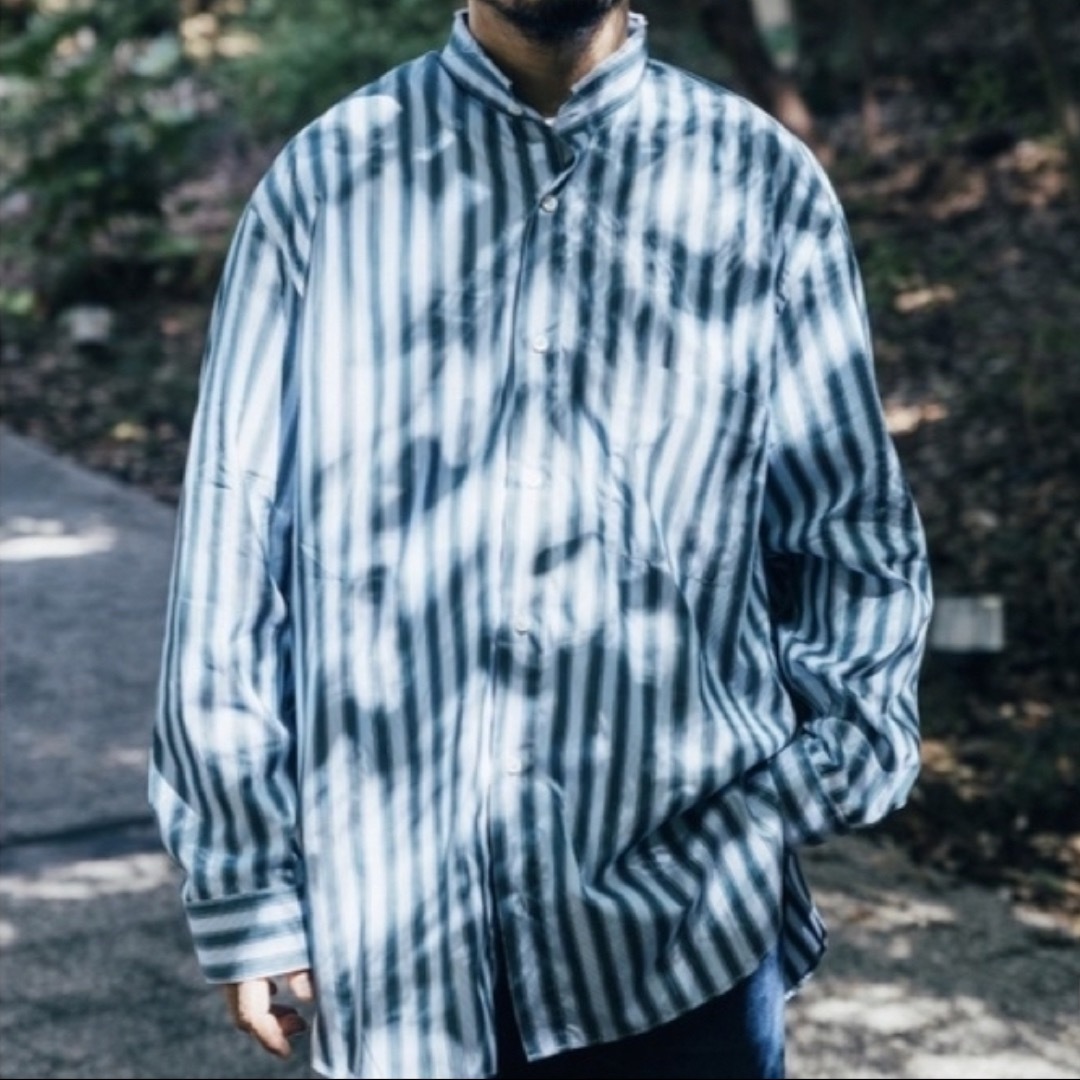 Cristaseya × Graphpaper ストライプシャツ - electrabd.com