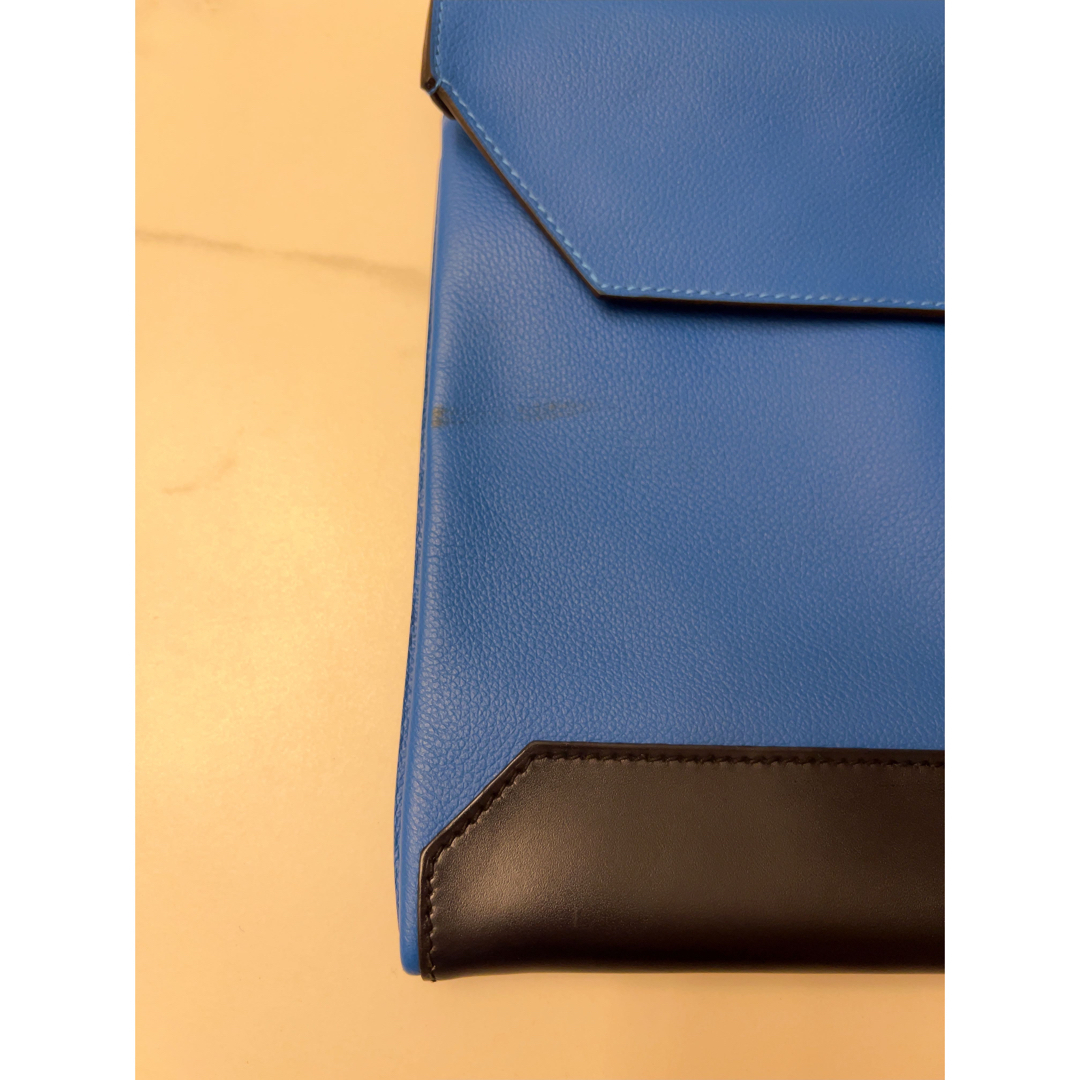Hermes(エルメス)のエルメス　クラッチバック セカンドバック　ブルー メンズ メンズのバッグ(セカンドバッグ/クラッチバッグ)の商品写真