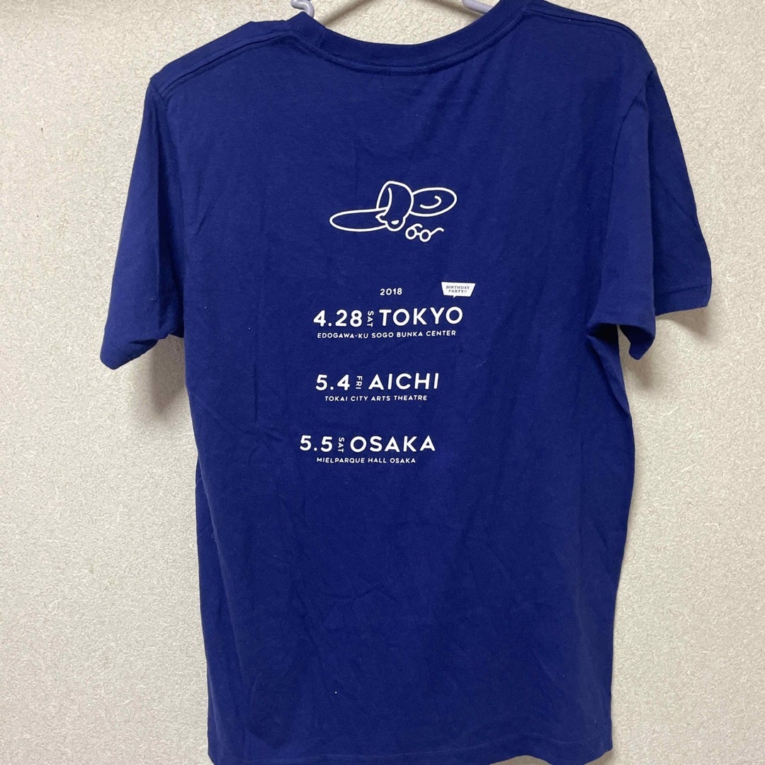 シャツ(男性アイドル)  豊永利行 Tシャツ ブルー レディースのトップス(Tシャツ(半袖/袖なし))の商品写真