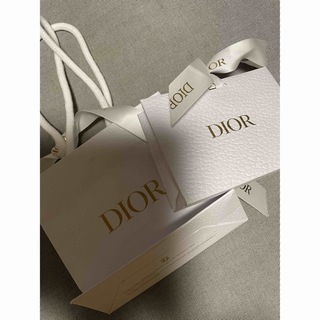 ディオール(Dior)のDIORのミニショッパーとミニミニショッパーのセット売りです。(ショップ袋)