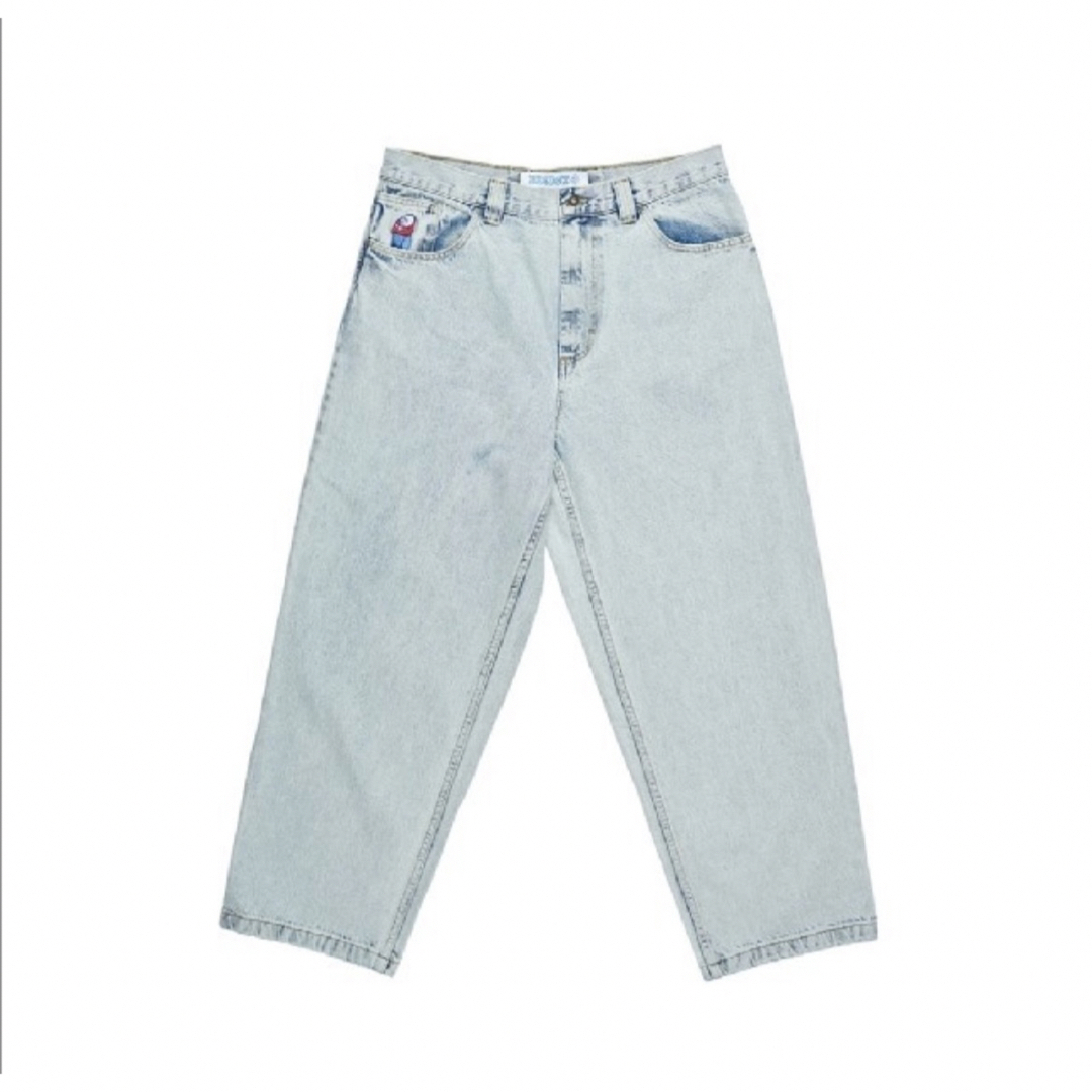 POLAR SKATE CO.(ポーラースケートカンパニー)のPOLAR SKATE  Big Boy Jeans  light blue メンズのパンツ(デニム/ジーンズ)の商品写真