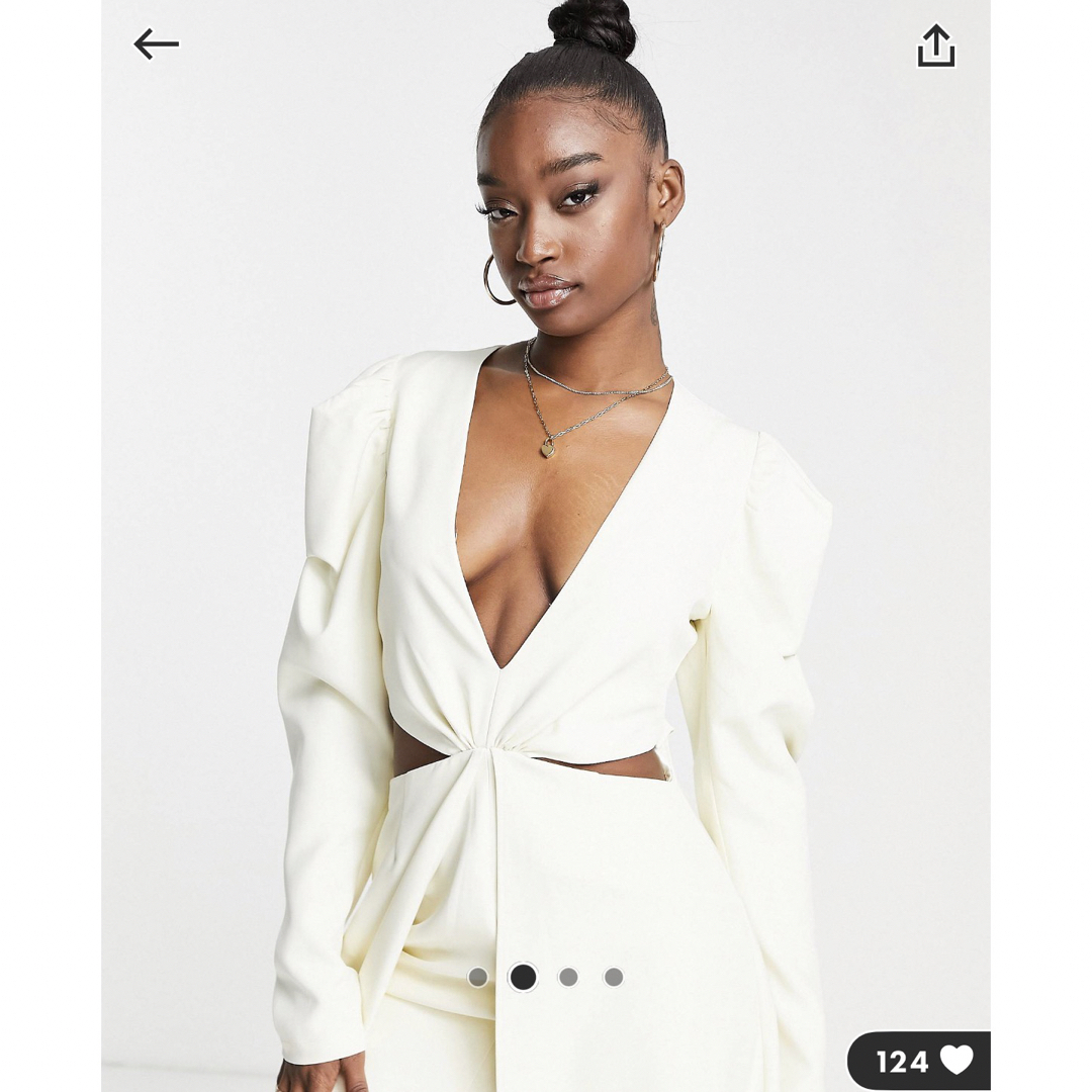 asos(エイソス)のasos ドレス　結婚式 レディースのフォーマル/ドレス(ロングドレス)の商品写真