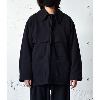 未使用 21AW comoli ナッピングウール マッキノウクルーザージャケット