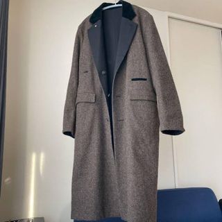 uru 17aw orversize チェスターコート