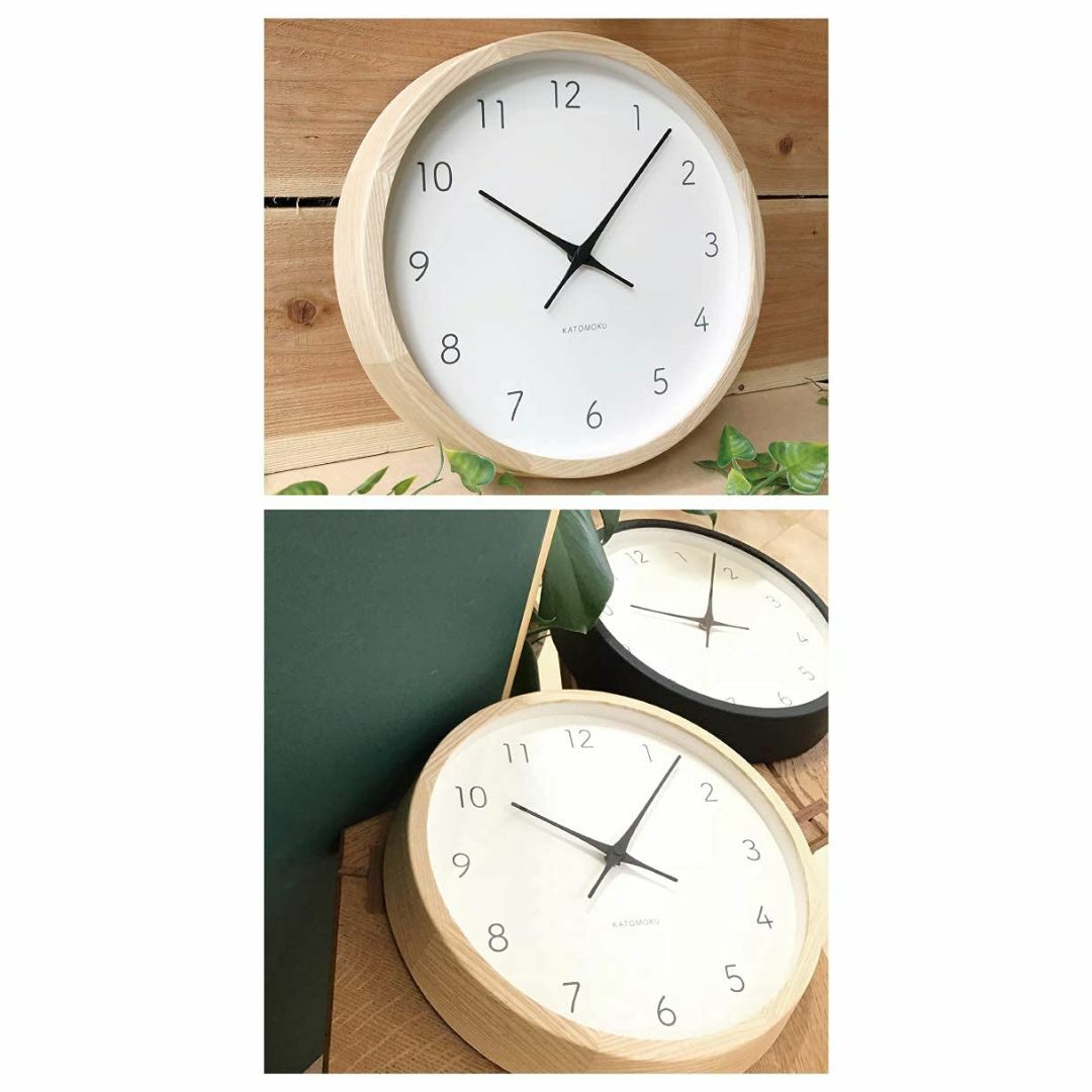 色: ナチュラル】KATOMOKU Muku Clock 7 ナチュラル 電波の通販 by ラ ...