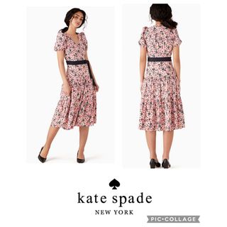 ケイトスペードニューヨーク(kate spade new york)の花柄巻きワンピース(ロングワンピース/マキシワンピース)