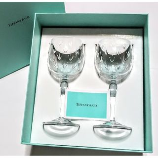 ティファニー(Tiffany & Co.)の大人気のブランド食器(ティファニー フローレット ペアワイングラス)新品格安(グラス/カップ)