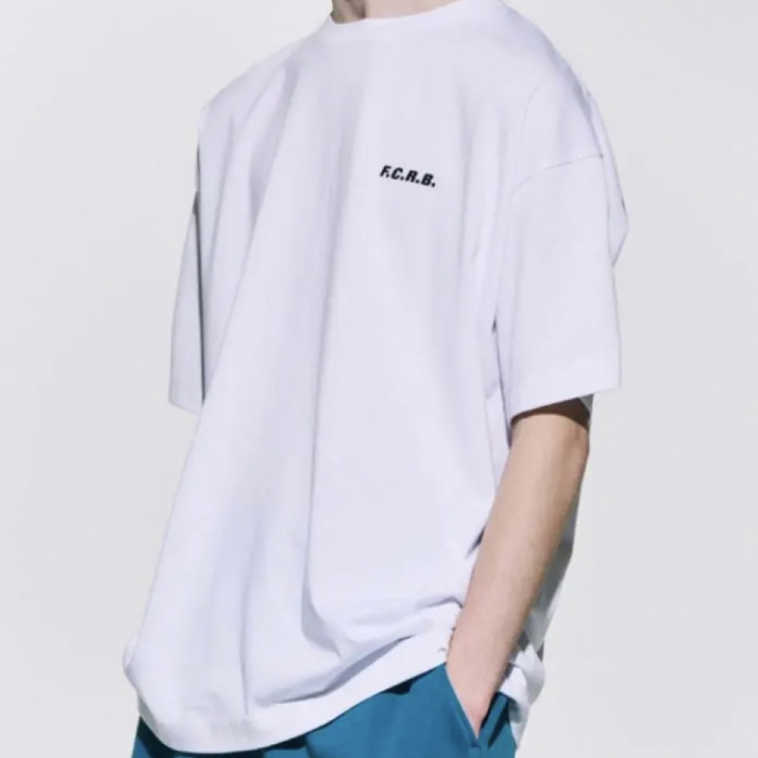 白 M FCRB BIG LOGO WIDE TEE-eastgate.mk