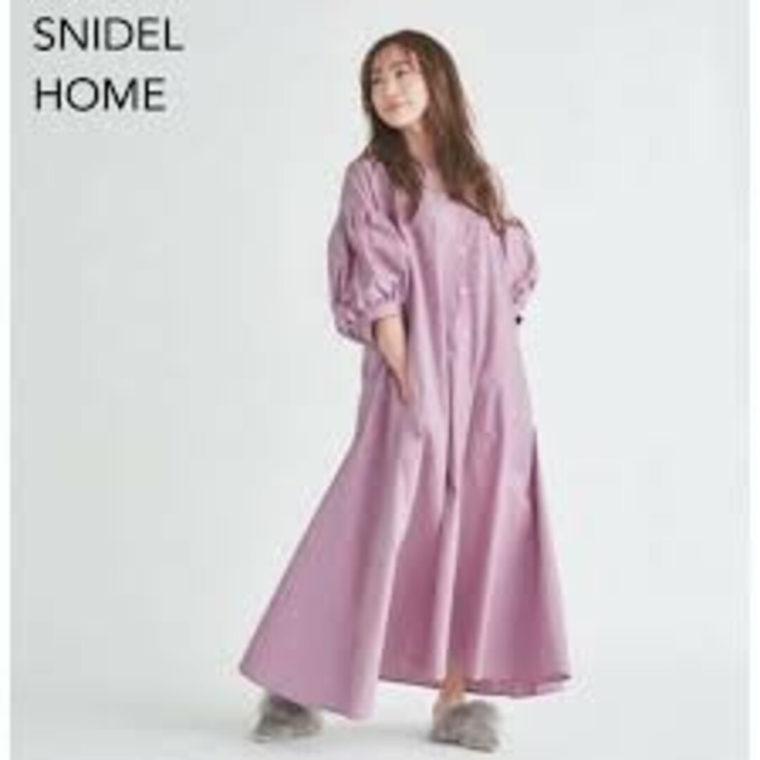 SNIDEL HOME(スナイデルホーム)のSNIDEL HOMEコットンロングワンピース レディースのワンピース(ロングワンピース/マキシワンピース)の商品写真