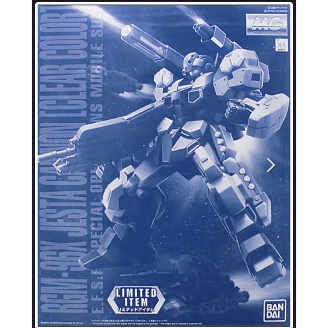 BANDAI(バンダイ)のMG ジェスタキャノン クリアカラー エンタメ/ホビーのおもちゃ/ぬいぐるみ(模型/プラモデル)の商品写真