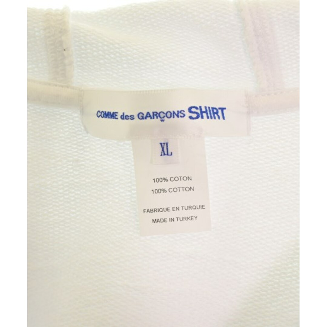 COMME des GARCONS SHIRT パーカー XL 白