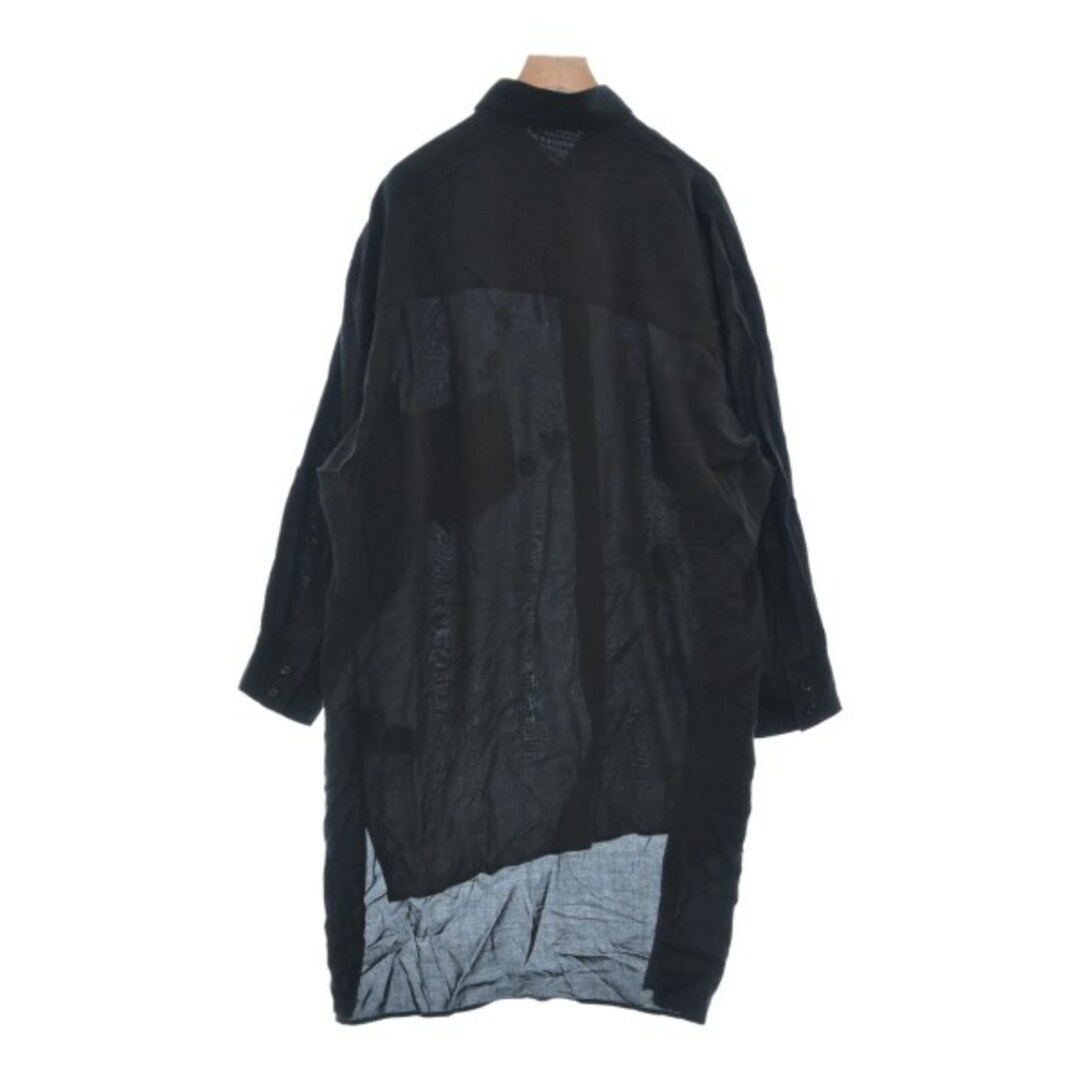 YOHJI YAMAMOTO +NOIR カジュアルシャツ 1(XS位) 黒 - シャツ/ブラウス ...