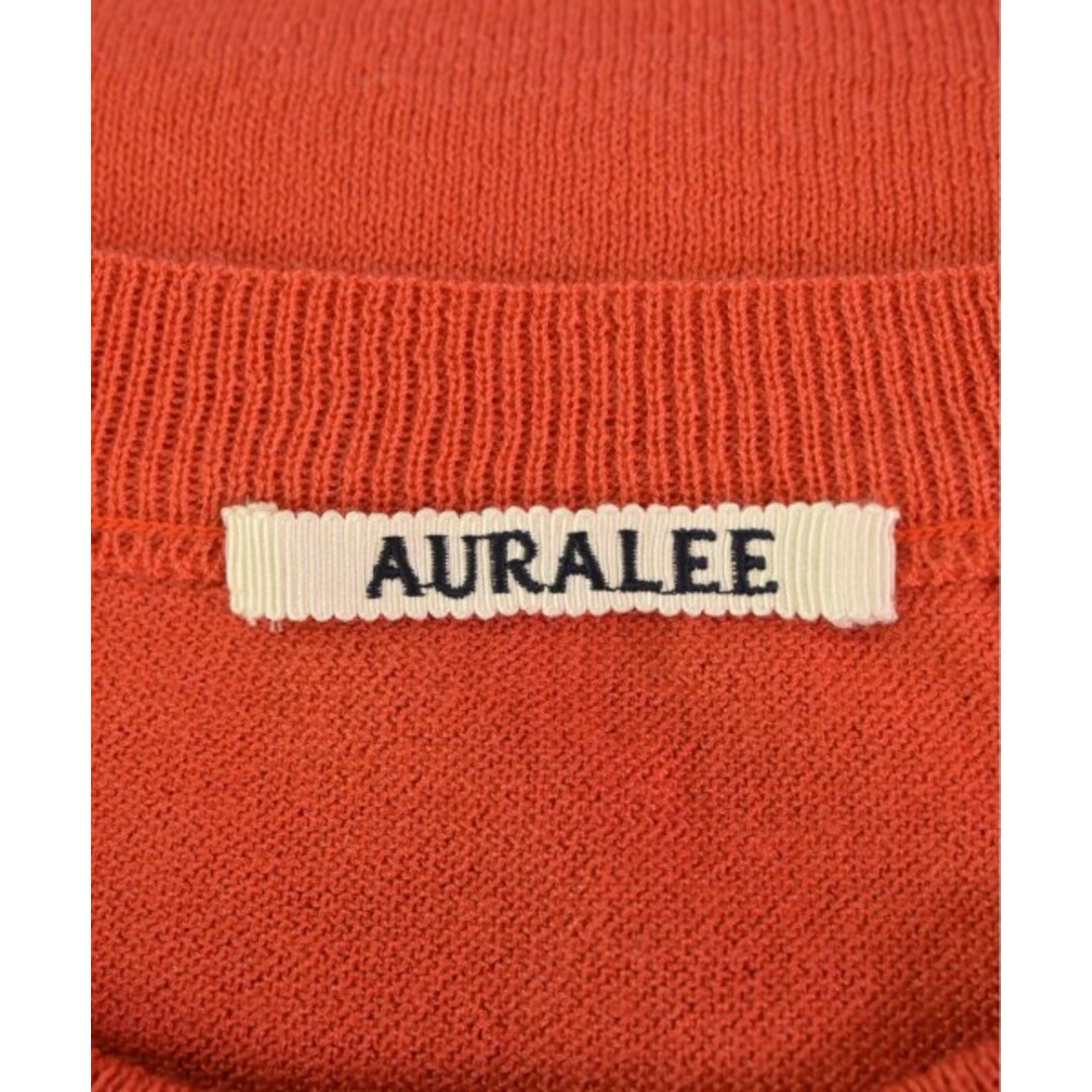 AURALEE - AURALEE オーラリー ニット・セーター 3(S位) 赤 【古着