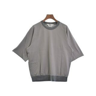 サンシー(SUNSEA)のSUNSEA サンシー Tシャツ・カットソー M グレー 【古着】【中古】(Tシャツ/カットソー(半袖/袖なし))