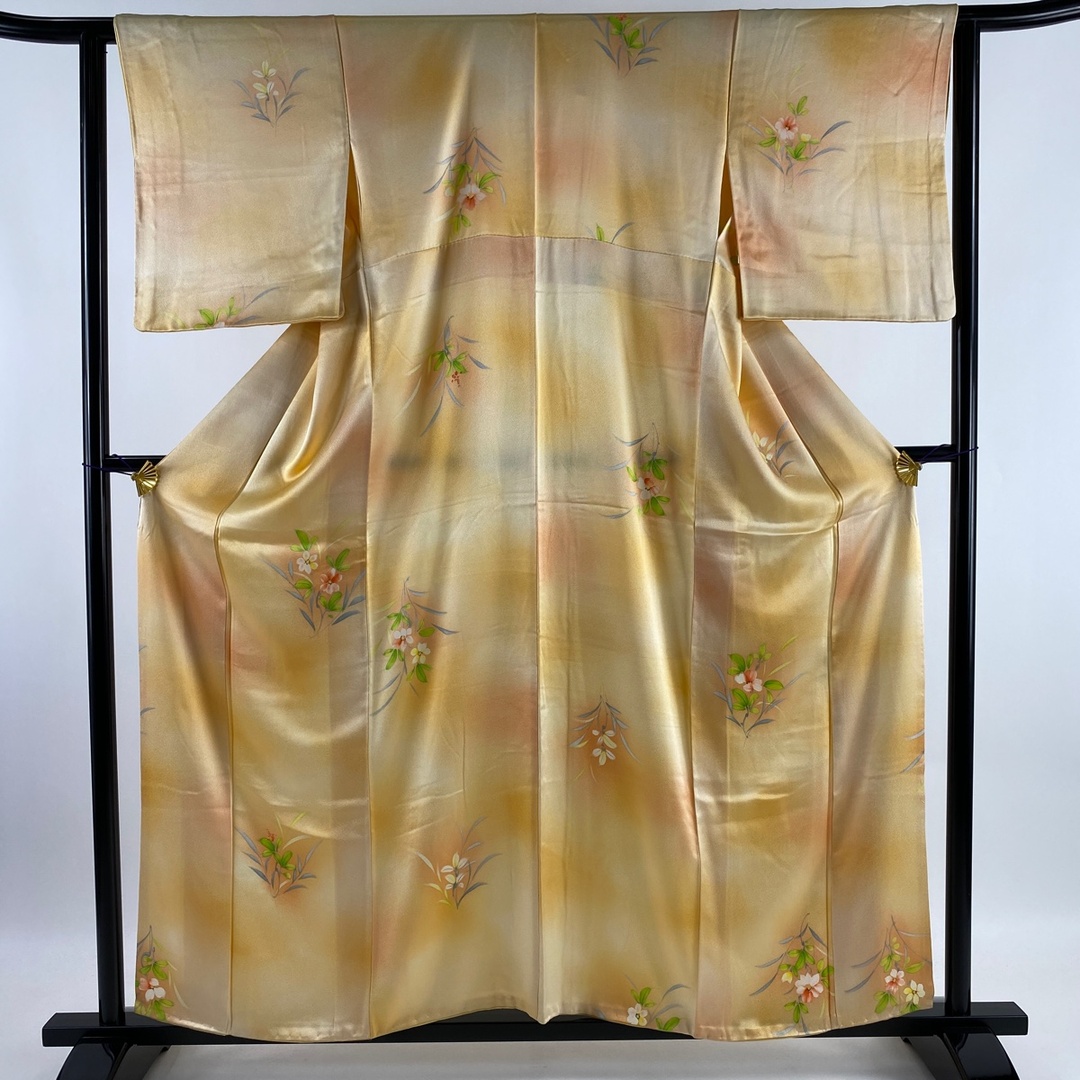 小紋 身丈152cm 裄丈61.5cm 正絹 美品 名品-