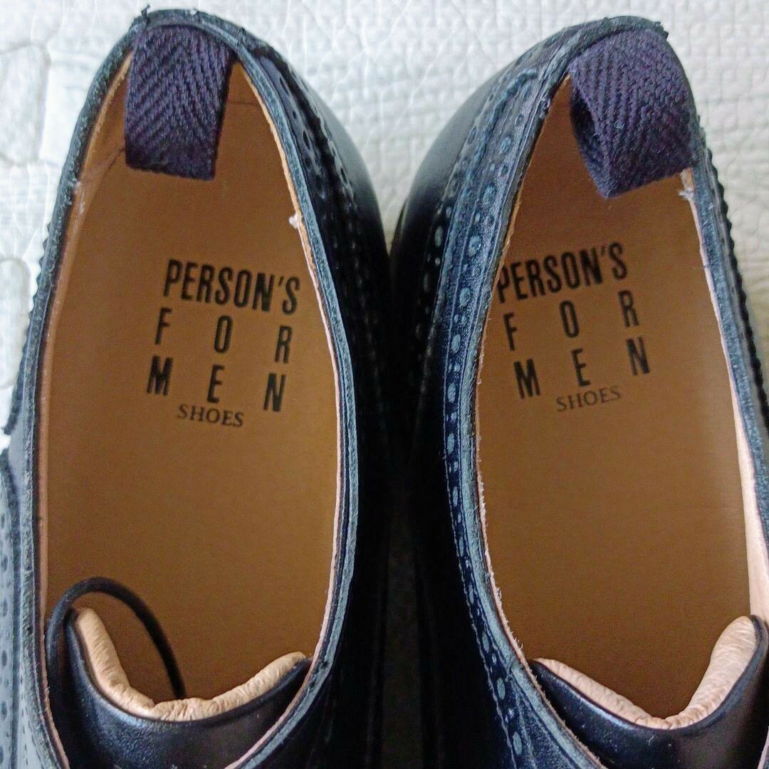 PERSON'S(パーソンズ)の新品 未使用 PERSON'S FOR MEN 24.5 定価¥14,300税込 メンズの靴/シューズ(ドレス/ビジネス)の商品写真