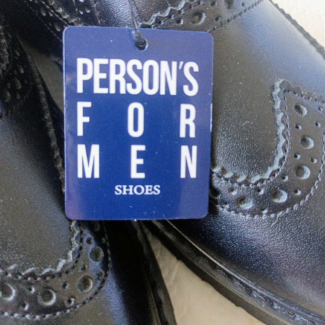 PERSON'S(パーソンズ)の新品 未使用 PERSON'S FOR MEN 24.5 定価¥14,300税込 メンズの靴/シューズ(ドレス/ビジネス)の商品写真