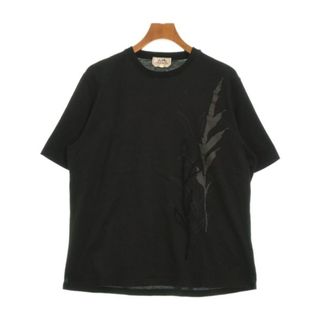 エルメス(Hermes)のHERMES エルメス Tシャツ・カットソー L 黒 【古着】【中古】(Tシャツ/カットソー(半袖/袖なし))