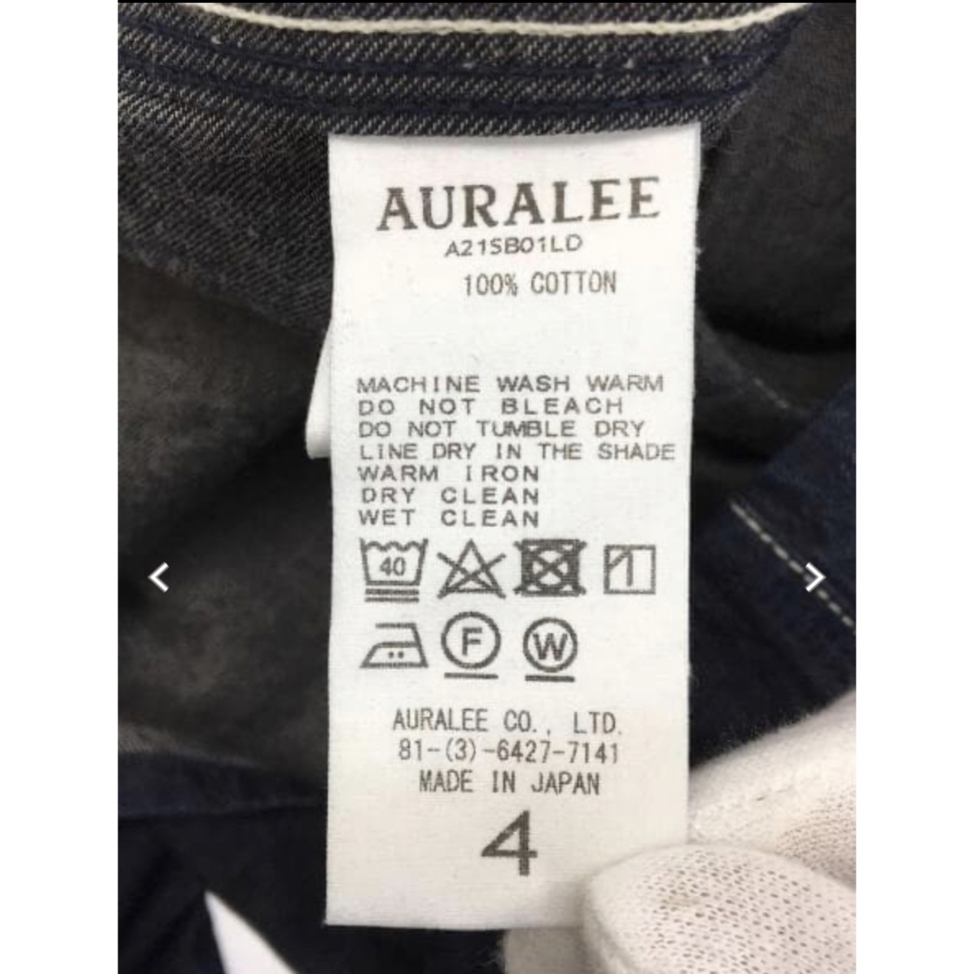 AURALEE(オーラリー)のauralee heard twist light denim blouson メンズのジャケット/アウター(Gジャン/デニムジャケット)の商品写真