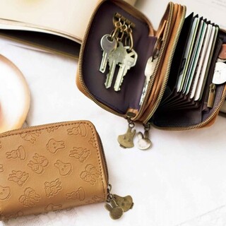 ミッフィー(miffy)のリンネル付録おばけミッフィーキーケースジャバラ財布(ファッション)