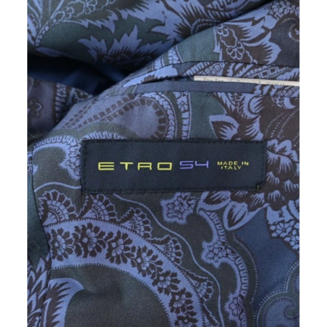 ETRO(エトロ)のETRO エトロ テーラードジャケット 54(XXL位) 青x紺(総柄) 【古着】【中古】 メンズのジャケット/アウター(テーラードジャケット)の商品写真