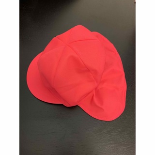 保育園帽子　赤(帽子)