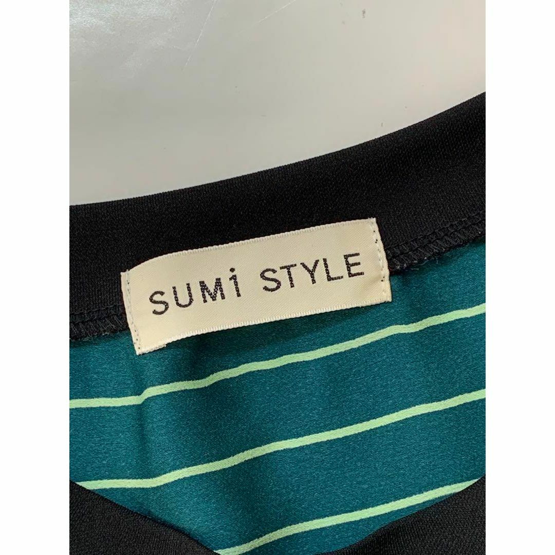 美品●SUM1 STYLE 切り替え柄Tシャツ スミ スタイル 7