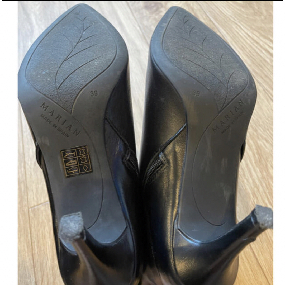 Spick & Span(スピックアンドスパン)のSpick & Span  MARIAN ショートブーツ ブラック 39 レディースの靴/シューズ(ブーツ)の商品写真