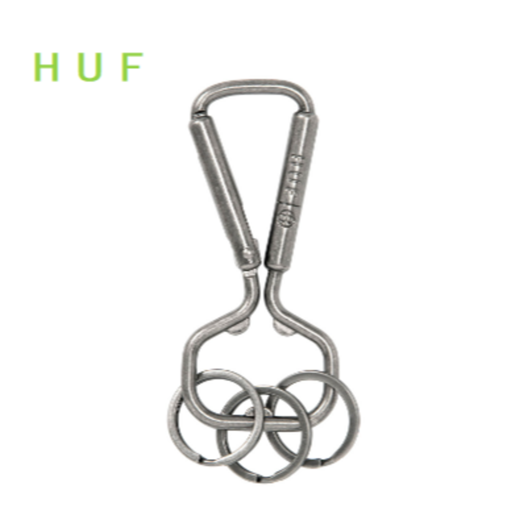 【お気に入り】 HUF カラビナ シルバー 送料無料 新品未開封 ④