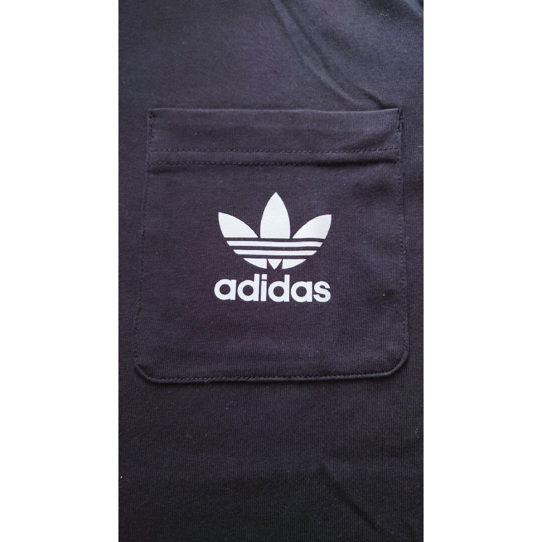 adidas(アディダス)のアディダス　Tシャツ　黒 メンズのトップス(Tシャツ/カットソー(半袖/袖なし))の商品写真