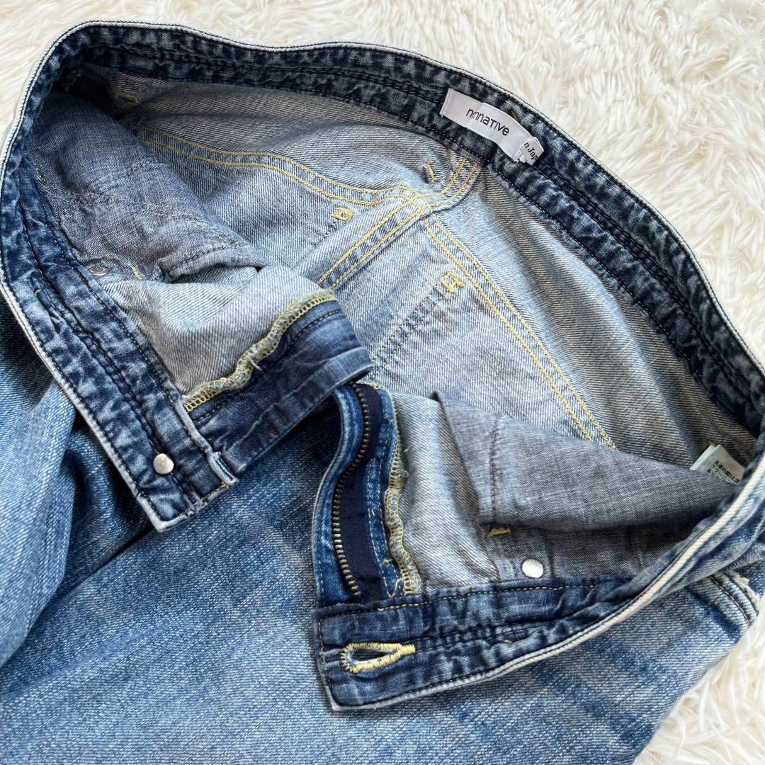 【美品】NONNATIVE デニムパンツ ジーンズ 21SS ヴィンテージ加工 4