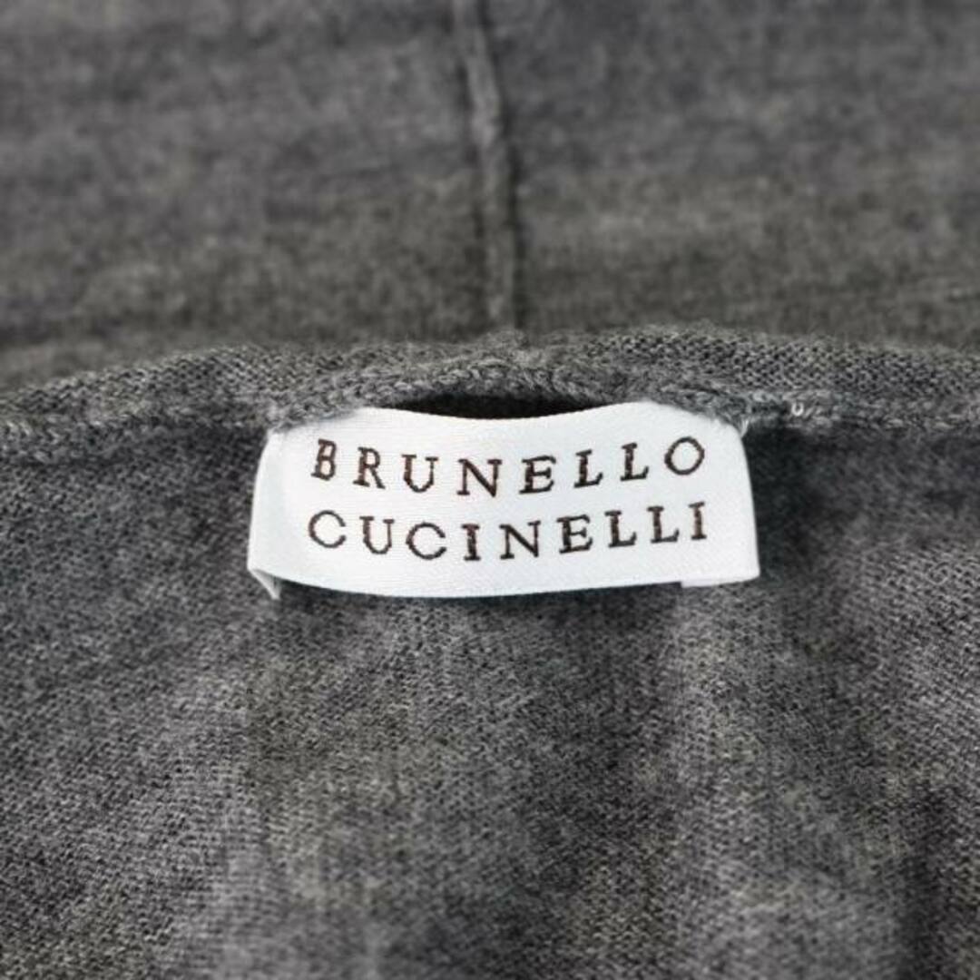 BRUNELLO CUCINELLI(ブルネロクチネリ)のブルネロクチネリ カーディガン 長袖 ウール グレー レディースのトップス(カーディガン)の商品写真