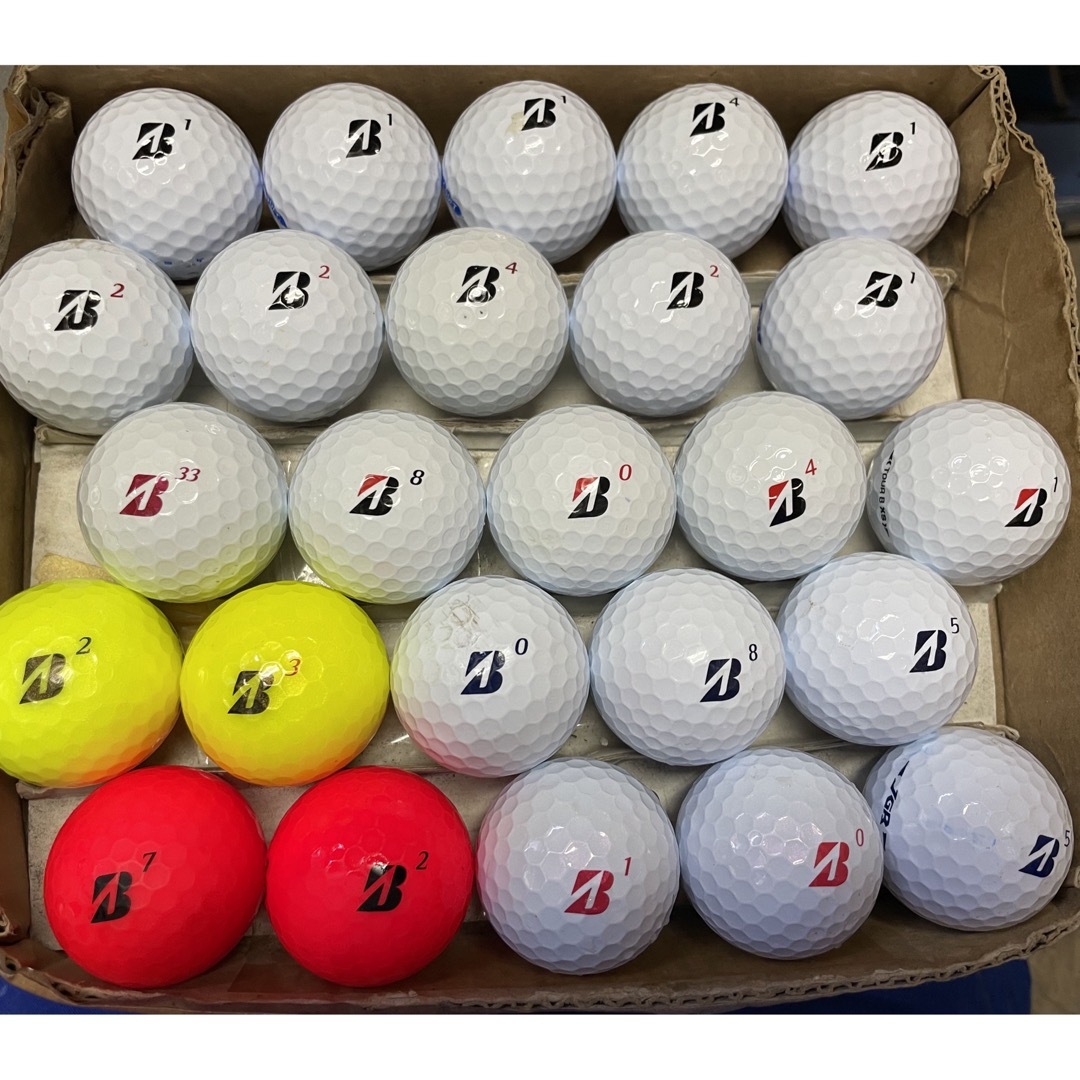 BRIDGESTONE(ブリヂストン)のロストボール　25球　ブリヂストン スポーツ/アウトドアのゴルフ(その他)の商品写真