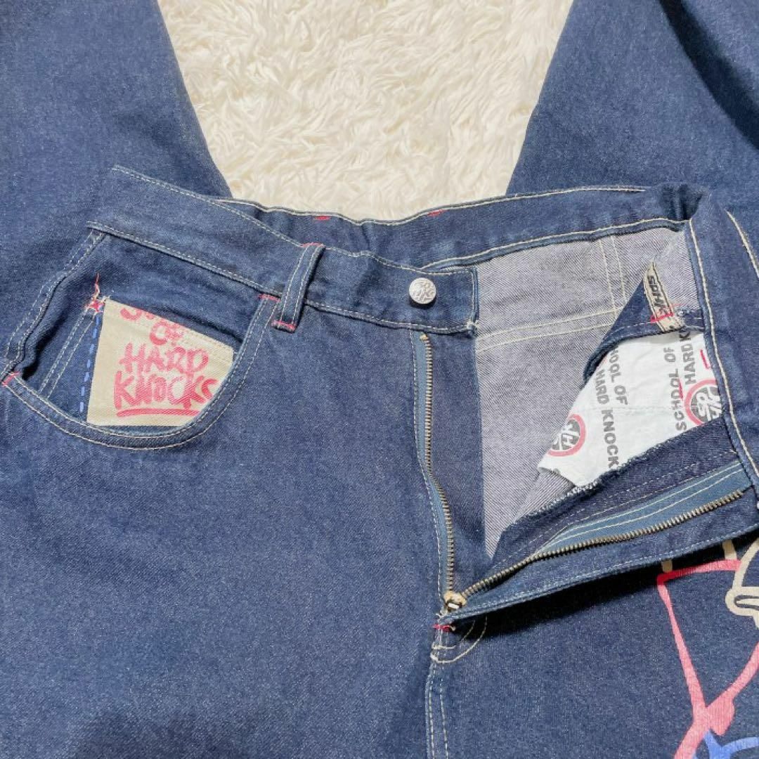 School of hard knocks デニムパンツ ワイド W32 B系の通販 by COCO