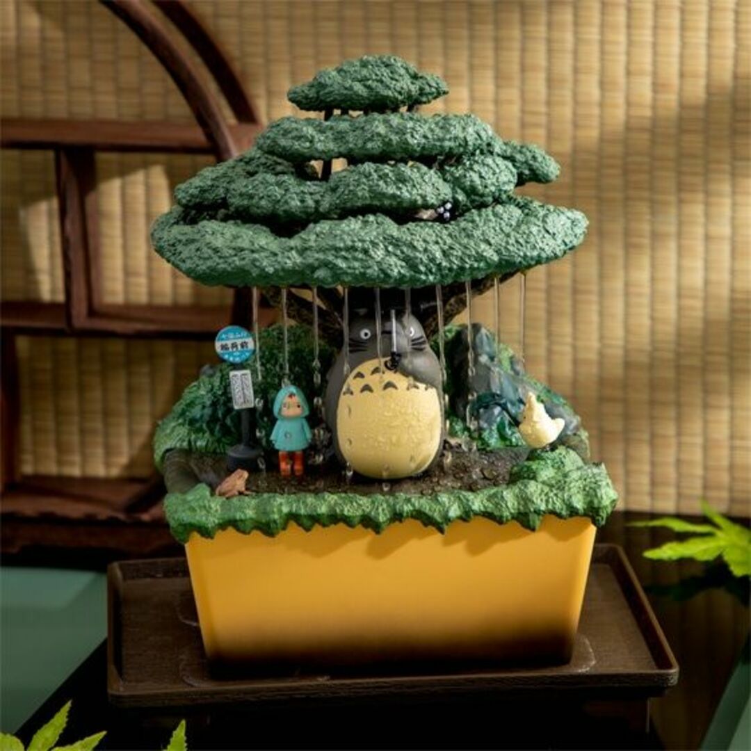 送料無料・半額 ジブリ となりのトトロ ウォーターガーデン BONSAI 笠