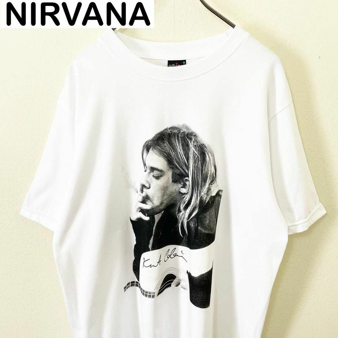 新品】NIRVANA バンド Tシャツ カート・コバーン 半袖 古着の通販 by ...